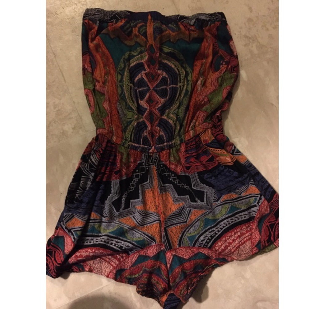 Angie tribal print romper